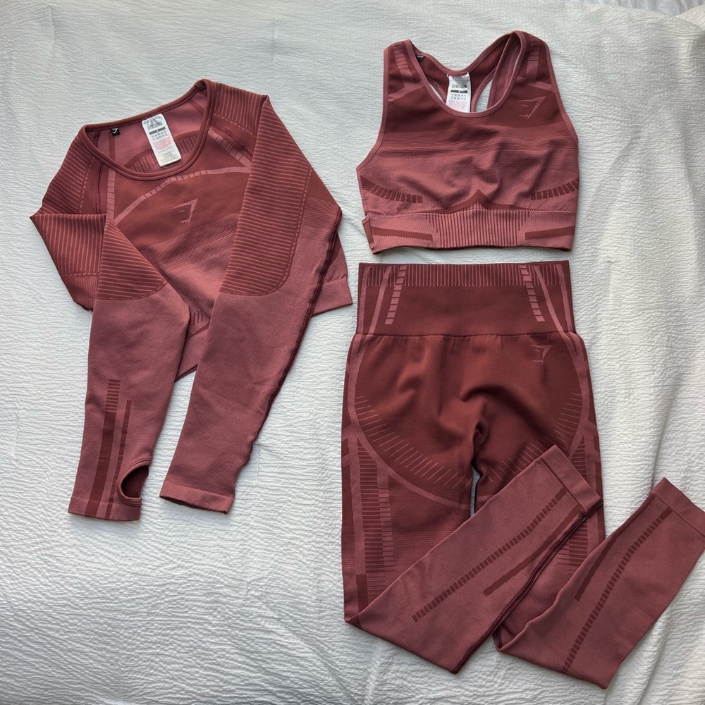 Gymshark Geo Seamless Set